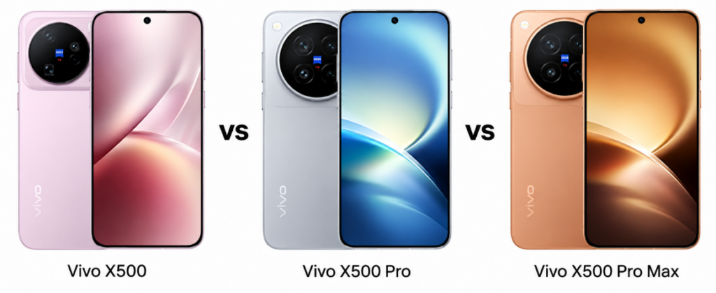Porównanie Vivo X500, X500 Pro i Pro Max: Kluczowe Różnice