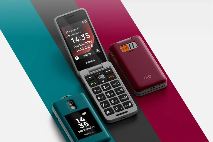 Nokia 2360 Flip - prosty telefon z podwójnym wyświetlaczem i funkcją SOS