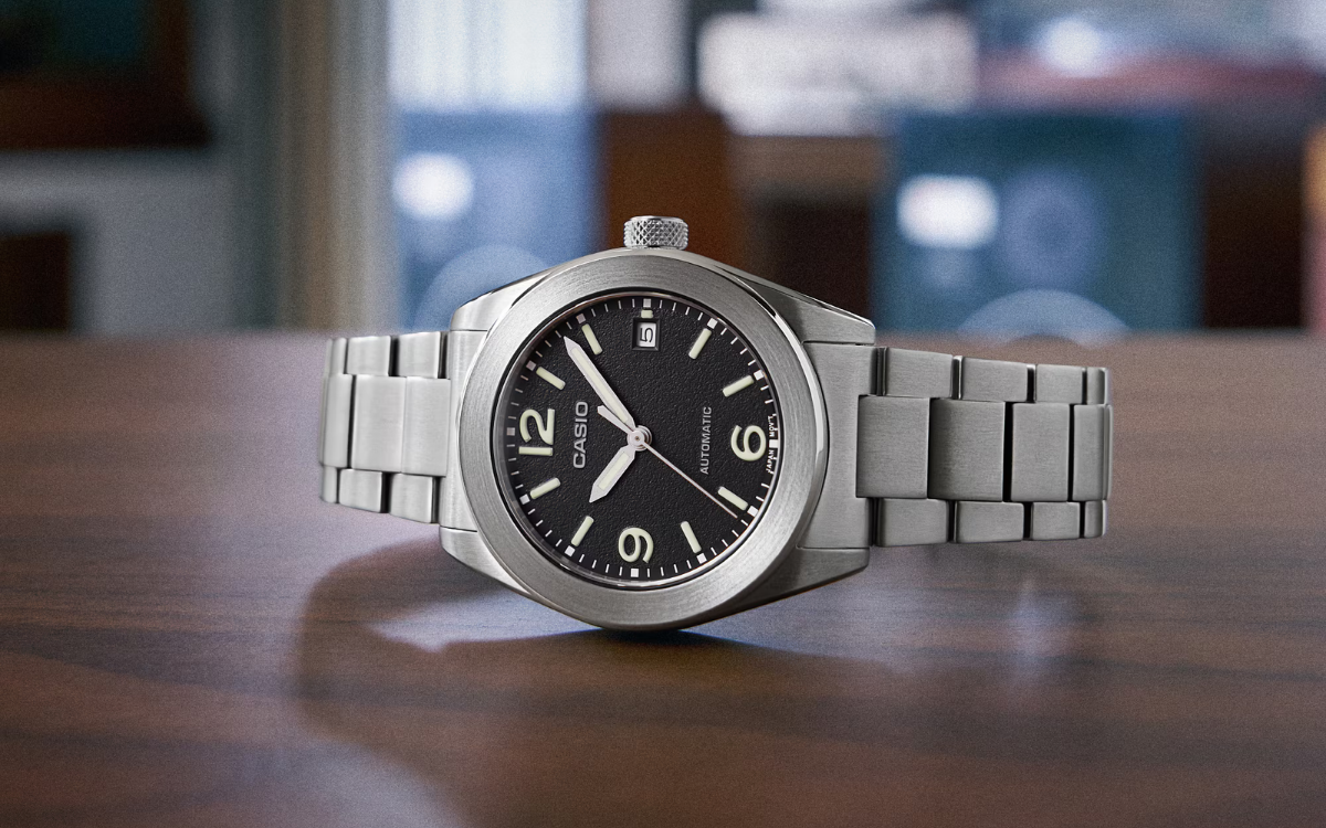 Casio prezentuje pięć automatycznych zegarków CMK100 z tytanowymi kopertami i szafirowymi szkłami